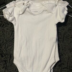 Burt’s Bees Baby White Bodysuit Set Organic Cotton